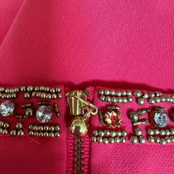 LILLY PULITZER BRONTE EMBELLISHED SHIFT DRESS WATERMELON size 00 - Picture 10 of 10